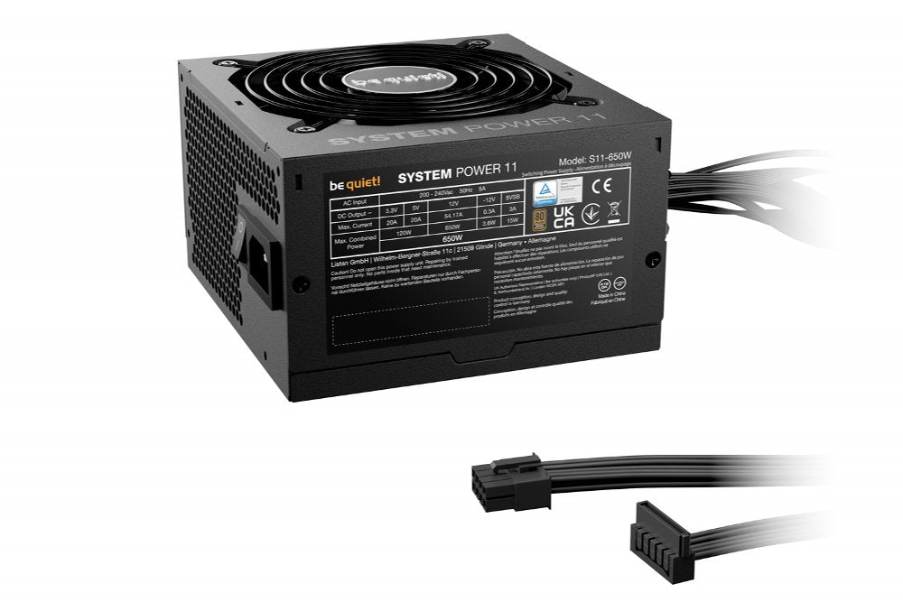 be quiet! System Power 11 650W | 650 Watt Bronze ATX PSU | Niet Modulair | Power Supply | Voeding