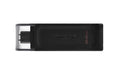 Kingston DataTraveler 70 | 64GB USB-C 3.2 Flash Drive | Zwart