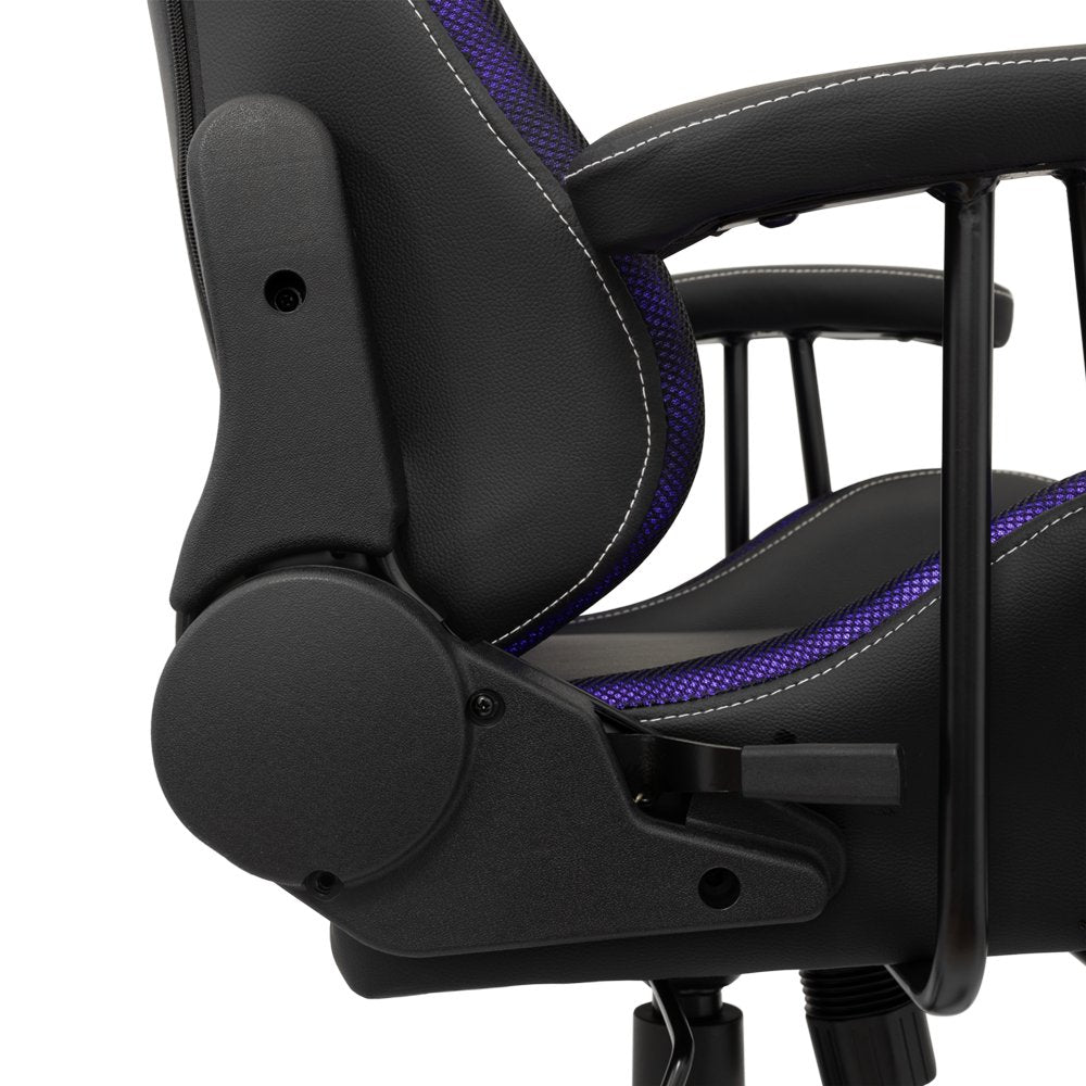 White Shark INDIANAPOLIS | Gamestoel met RGB-verlichting | Belastbaar tot 120 kg