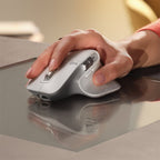 Logitech MX Master 3S | Draadloze Muis | RF-Draadloos + Bluetooth | 8000 DPI | Zilver/Wit