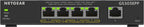 GS305EPP-100PES | 5-poorts Gigabit Smart Managed Plus PoE+ Switch | 120W PoE-vermogen | VLAN/QoS | Webbeheer