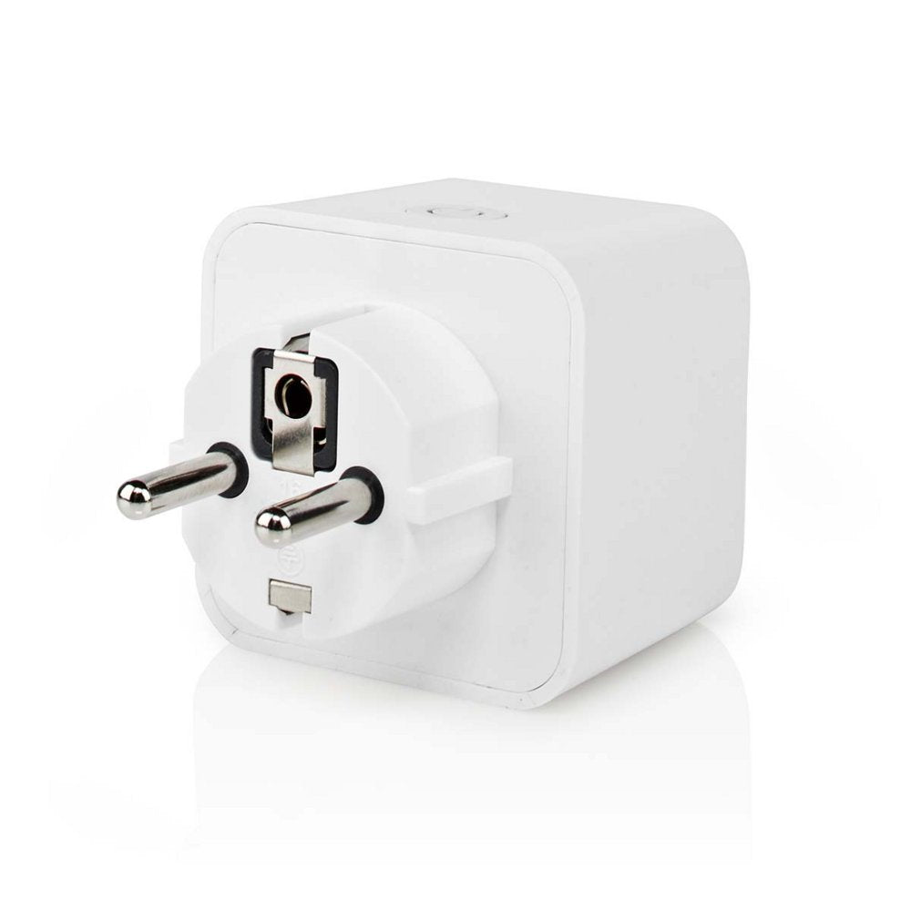 Nedis WIFIP121FWT | Wi-Fi Smart Plug | 3680 W | Energiemeter | Spraakbediening | Wit