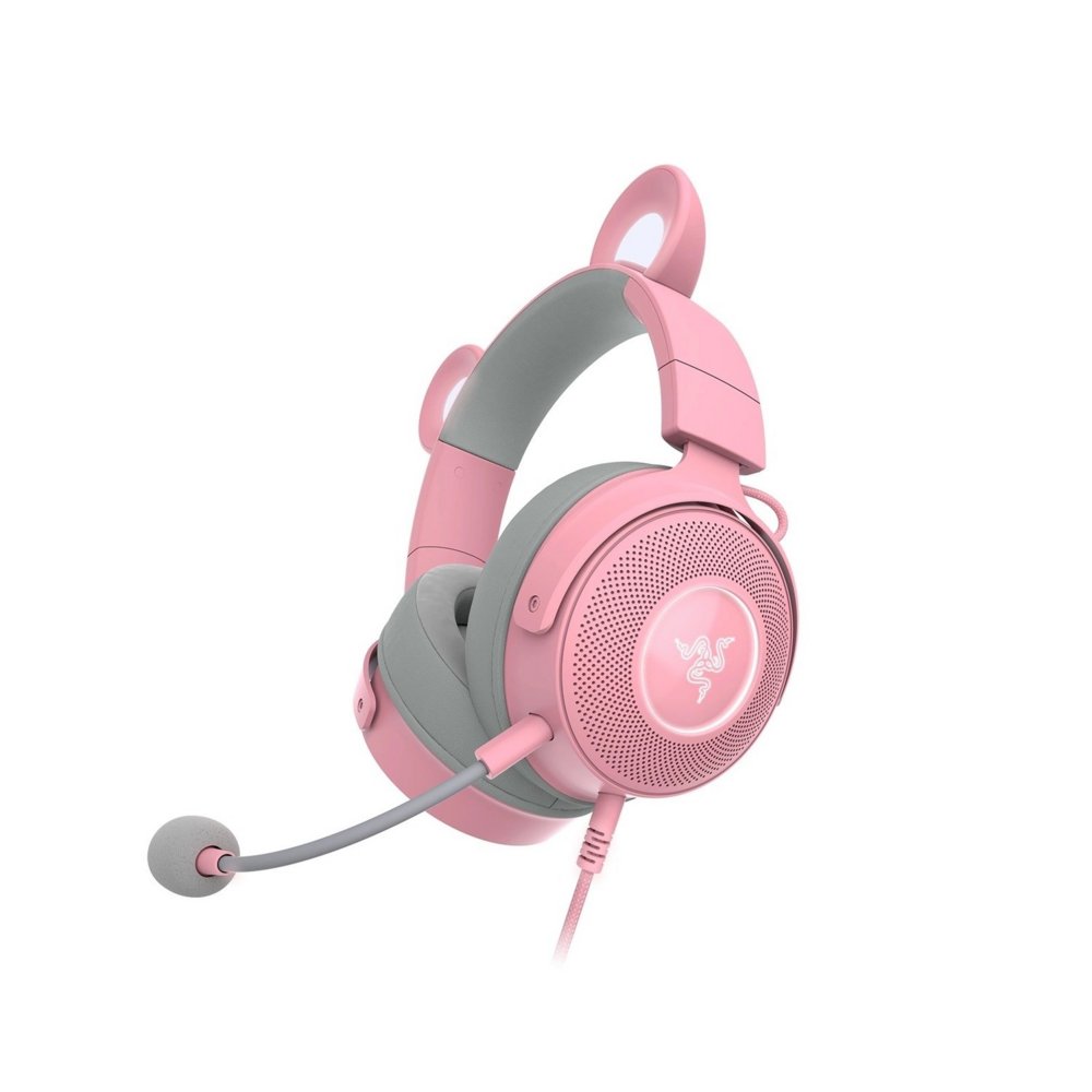 Razer Kraken Kitty V2 Pro | Bedrade On-Ear USB Gaming Headset | Roze