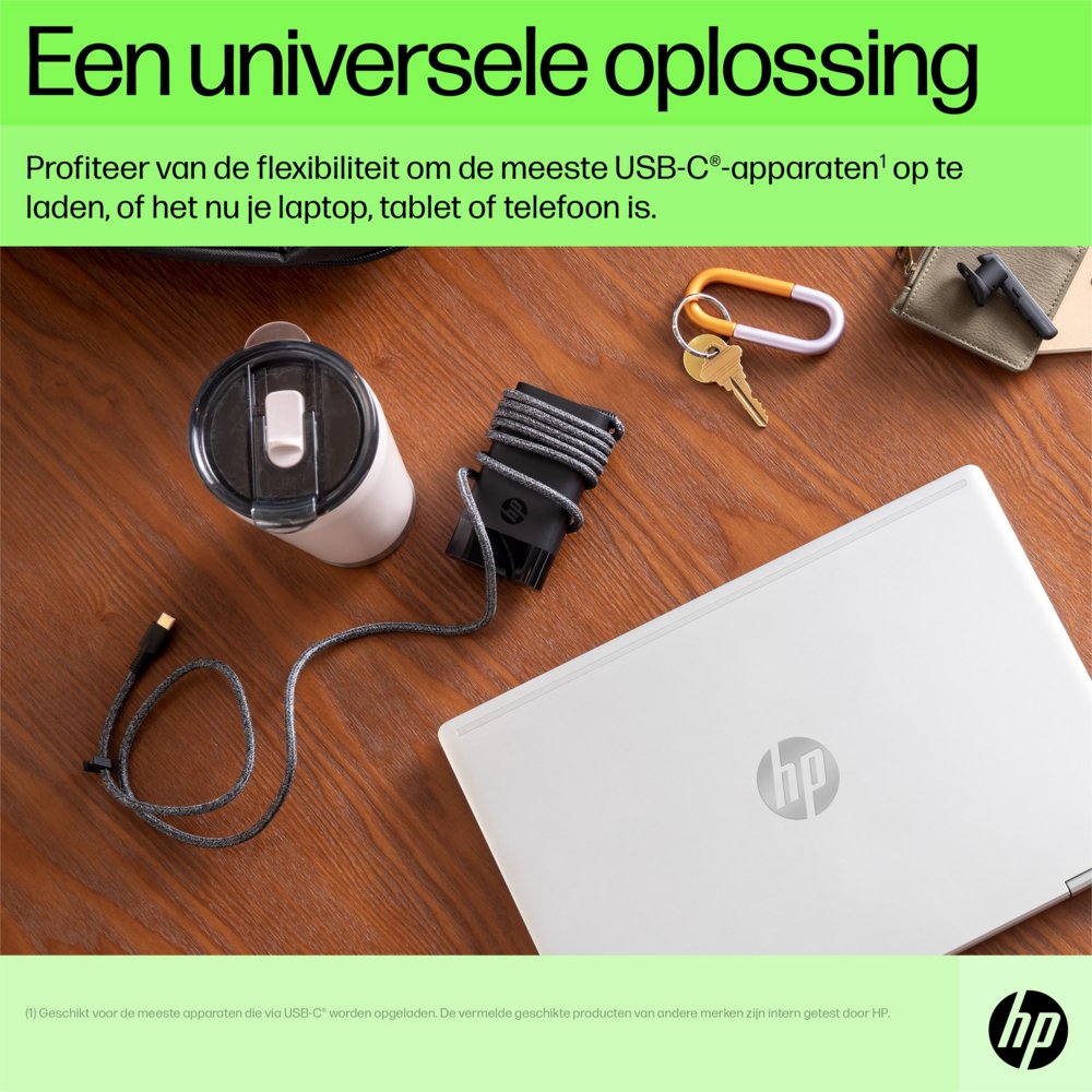 HP 671R2AA | USB-C Notebook Lader | 65 Watt