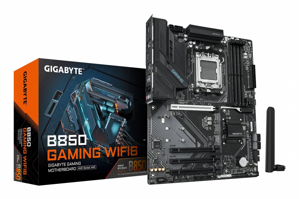 Gigabyte B850 GAMING WIFI6 | Socket AM5 | AMD B850 | 4xDDR5 | ATX | Moederbord