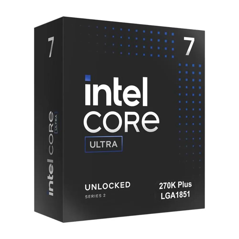 Intel Core Ultra 7 270K Plus | 24-Core | 3.7GHz / 5.5GHz Turbo | 36MB Smart Cache | Socket 1851 | Boxed Processor