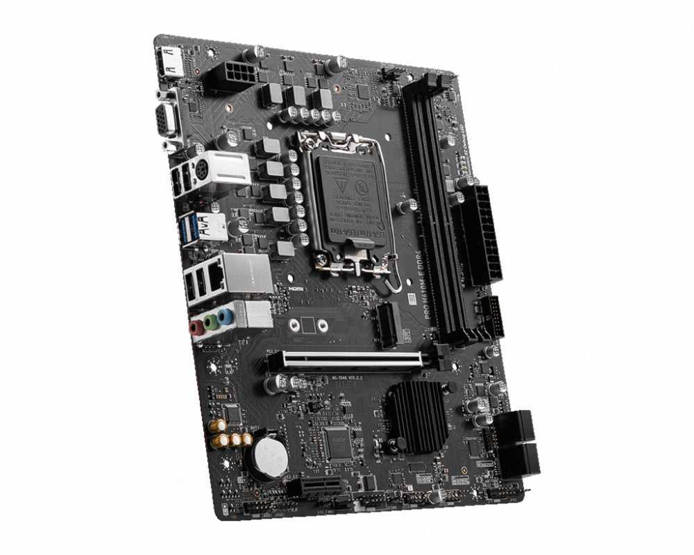 MSI PRO H610M-E | Socket LGA 1700 | Intel H610 | 2xDDR4 | Micro-ATX | Moederbord