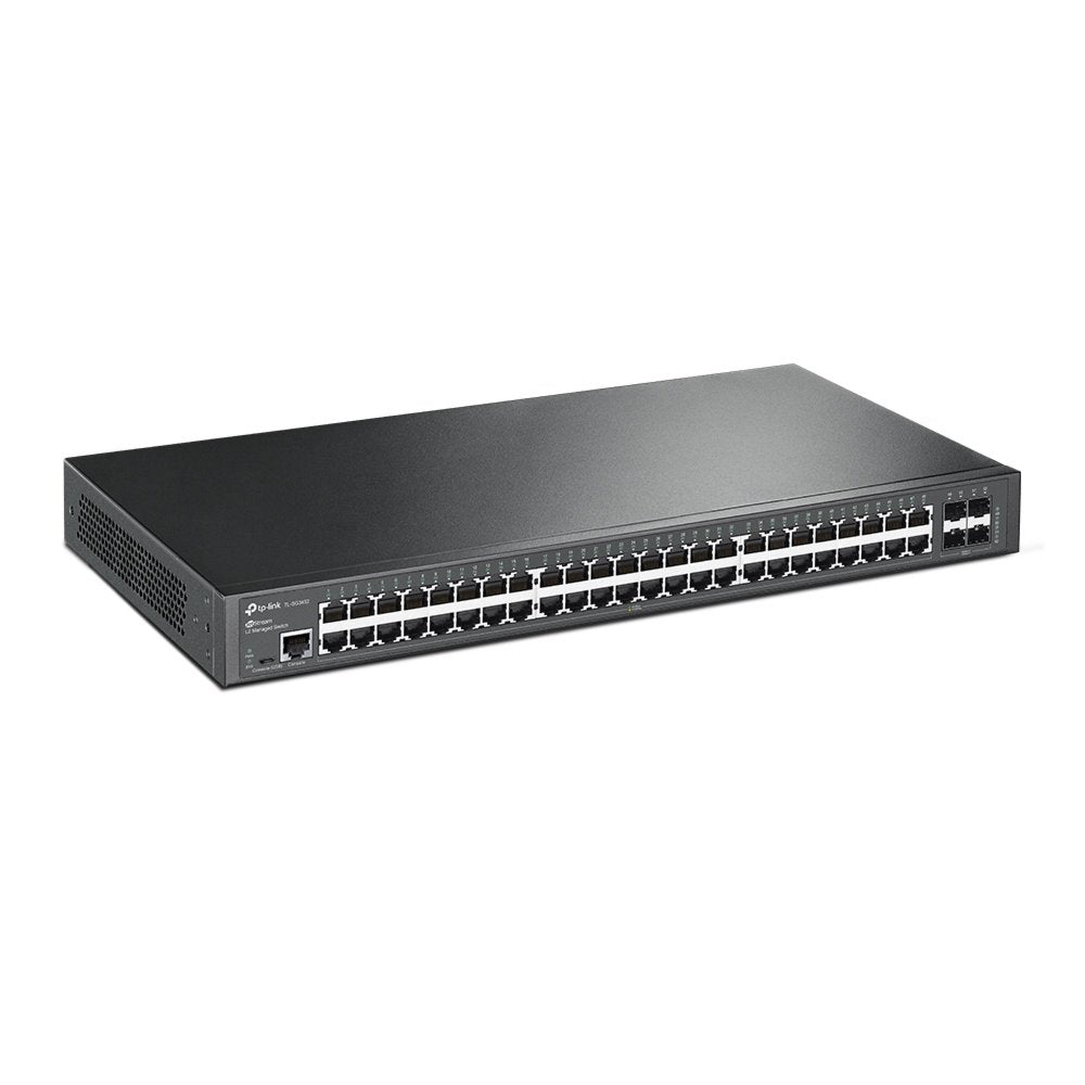 TP-Link TL-SG3452 | JetStream Managed L2 Switch | 52 Poorten | Gigabit Ethernet (10/100/1000 Mbps) | 48x RJ45 + 4x SFP | Omad