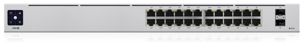 Ubiquiti UniFi 24-Port PoE | Managed L2/L3 Switch | 24 Poorten | Gigabit Ethernet (10/100/1000 Mbps) | PoE | 1U Rackmount | Z