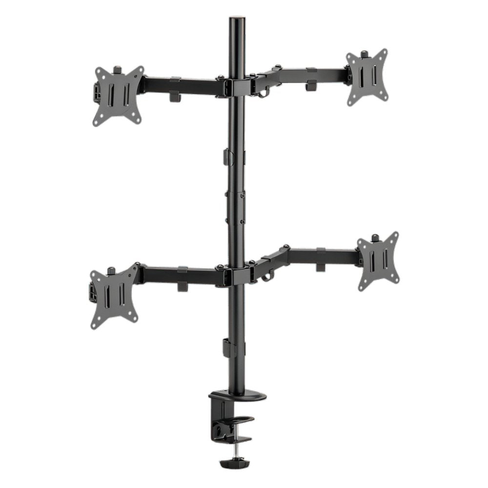 SBOX LCD-352/4-2 | Verstelbare Monitor-bureaubeugel | Tot 32" | Max 9kg | VESA 100x100 | 4 Monitoren