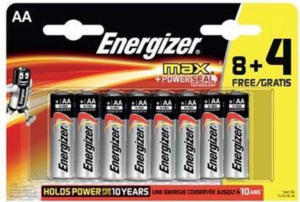 Energizer Max Plus | AA-batterijen | Alkaline | 12-pack