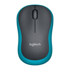 Logitech M185 | Draadloze Muis | Links- en Rechtshandig | RF | 1000 DPI | Zwart/Blauw