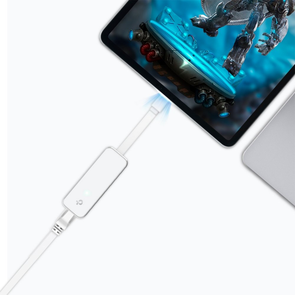 TP-Link UE300C | USB Type-C naar RJ45 Gigabit Ethernet Netwerkadapter | 1000 Mbps | Wit