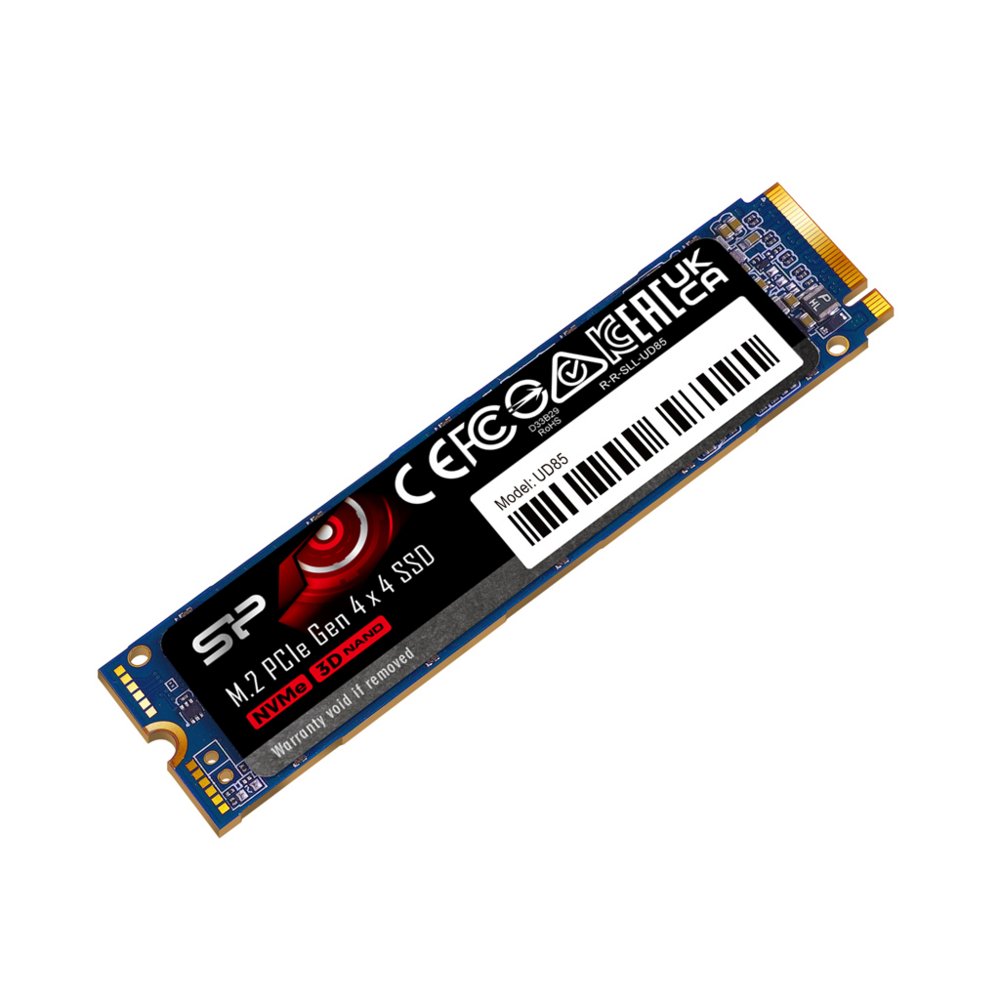 Silicon Power UD85 | 1TB NVMe SSD | M.2 | Gen4 | 3.600MB/s Lezen | 2.800MB/s Schrijven