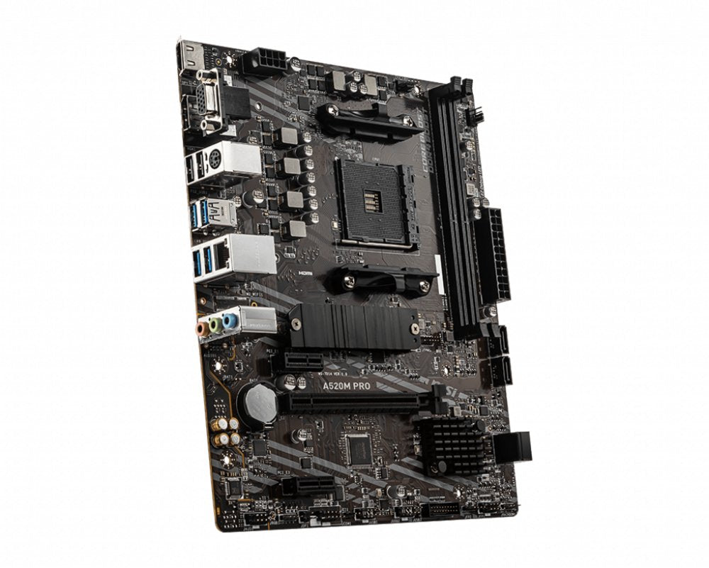 MSI A520M PRO | Socket AM4 | AMD A520 | 2xDDR4 | Micro-ATX | Moederbord