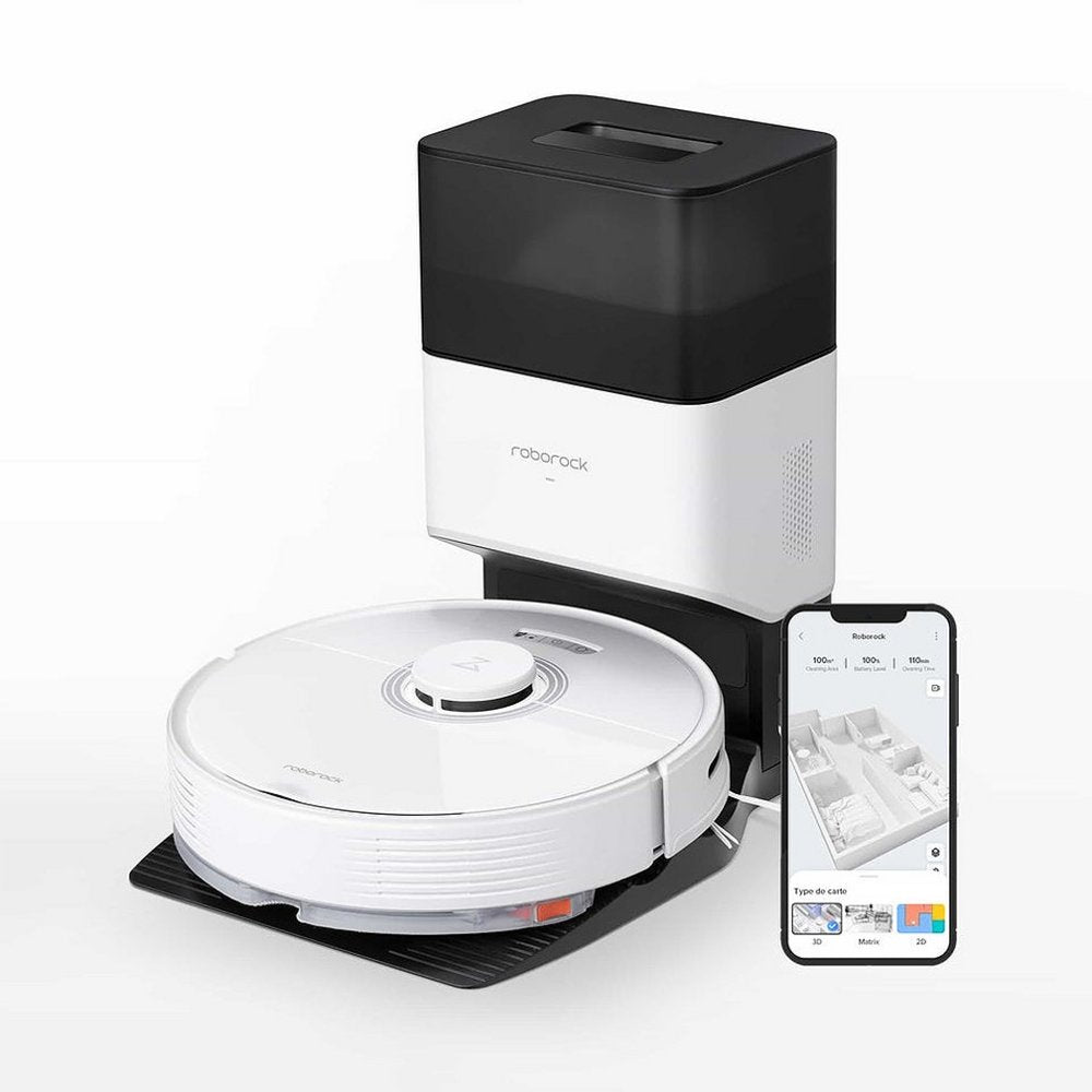 Roborock Q7 Max+ | Robotstofzuiger | 2,97 L | Zakloos | Wit