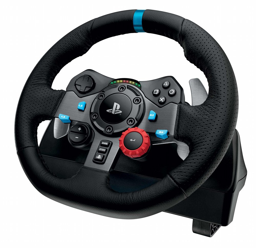 Logitech G29 Driving Force Stuurwiel + Pedalen | Force Feedback | 900° Rotatie | USB 2.0 | Compatibel met PC, PS3, PS4, PS5