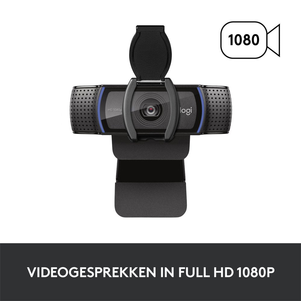 Logitech C920s PRO | 1080p 30FPS USB Webcam met Microfoon