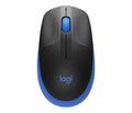 Logitech M190 | Draadloze Muis | Links- en Rechtshandig | RF | 1000 DPI | Zwart/Blauw