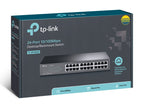 TL-SF1024D | 24-poorts 10/100Mbps Unmanaged Switch | Auto MDI/MDIX | Energie-efficiënt | Rack-monteerbaar | Returned