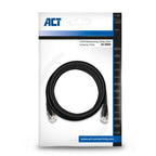 ACT netwerkkabel | Cat6 | U/UTP (UTP) | 0,9 m | Zwart | AC4000