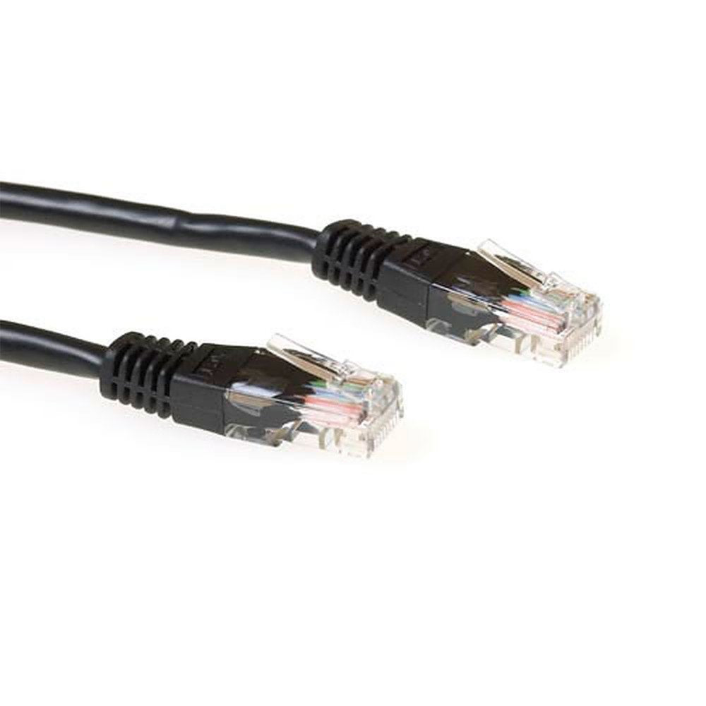ACT netwerkkabel | Cat6 | U/UTP (UTP) | 3 m | Zwart