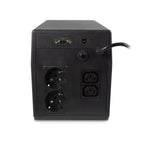 ACT Line-Interactive UPS AC2310 | 1000 VA Vermogen | 4 Uitgangen | Spanningstabilisatie met AVR | Beveiliging bij Netstoringe