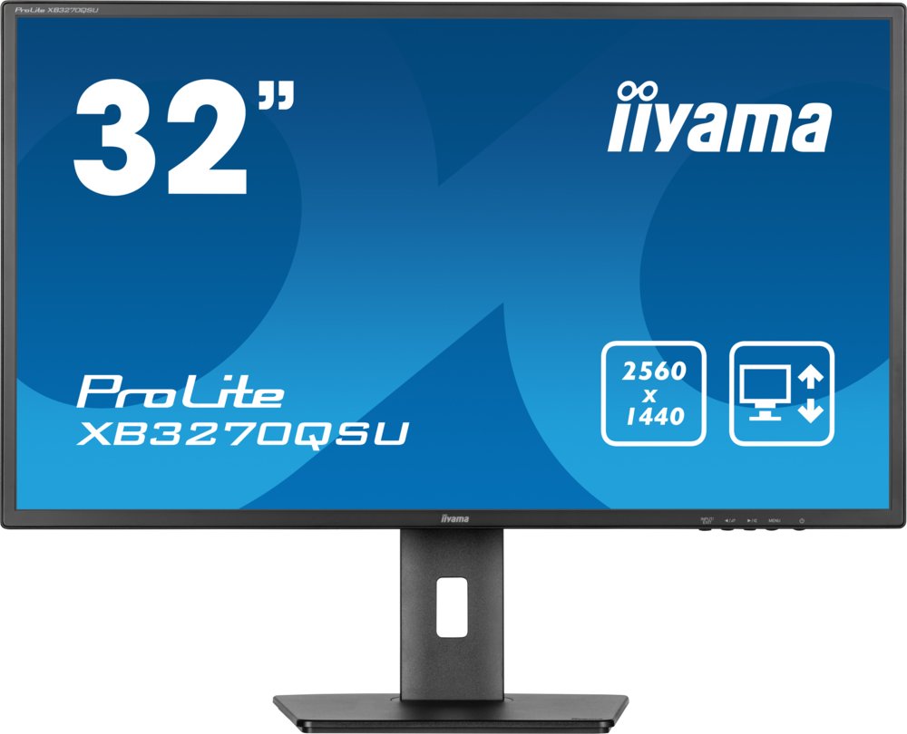 iiyama ProLite XB3270QSU-B1 32'' | 2560x1440 QHD IPS | 100Hz | HDMI DisplayPort | 3ms | Monitor