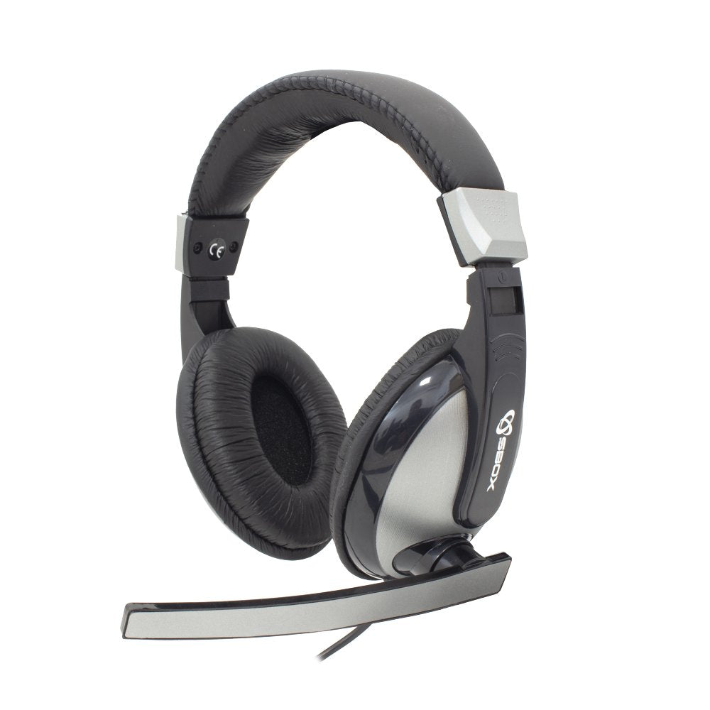 SBOX HS-302 | On-Ear Gaming Headset 3,5mm Connector | Zwart/Grijs