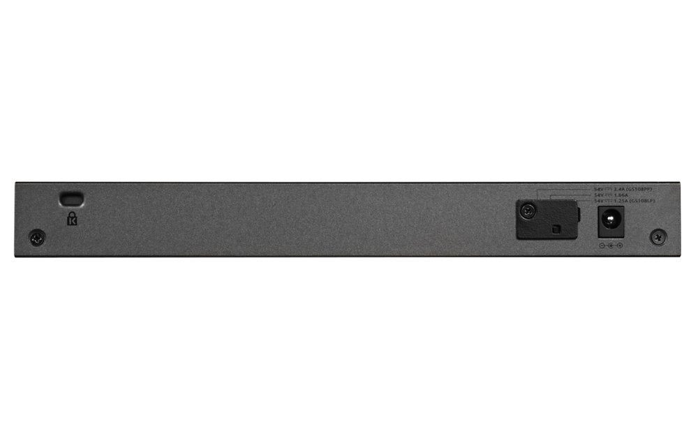NETGEAR GS108LP | Unmanaged Switch | 8 Poorten | Gigabit Ethernet (10/100/1000 Mbps) | 8x PoE+ (60W) | FlexPoE | Fanless | 1U