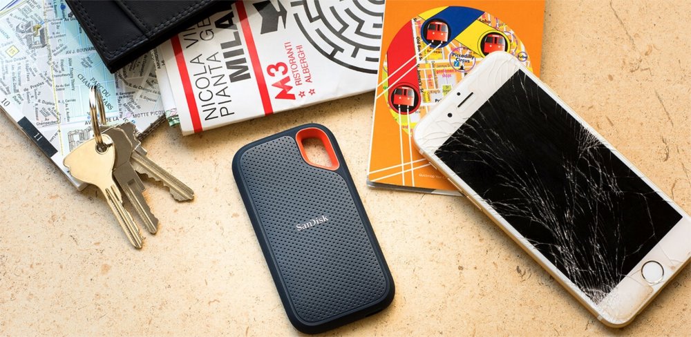 SanDisk Extreme Portable | Externe SSD | 2000GB | USB 3.2 | Zwart | Compact & Robuust