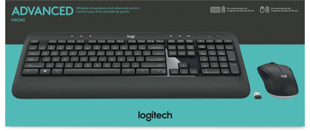 Logitech MK540 | Draadloze Muis- en Toetsenbordcombo | QWERTY