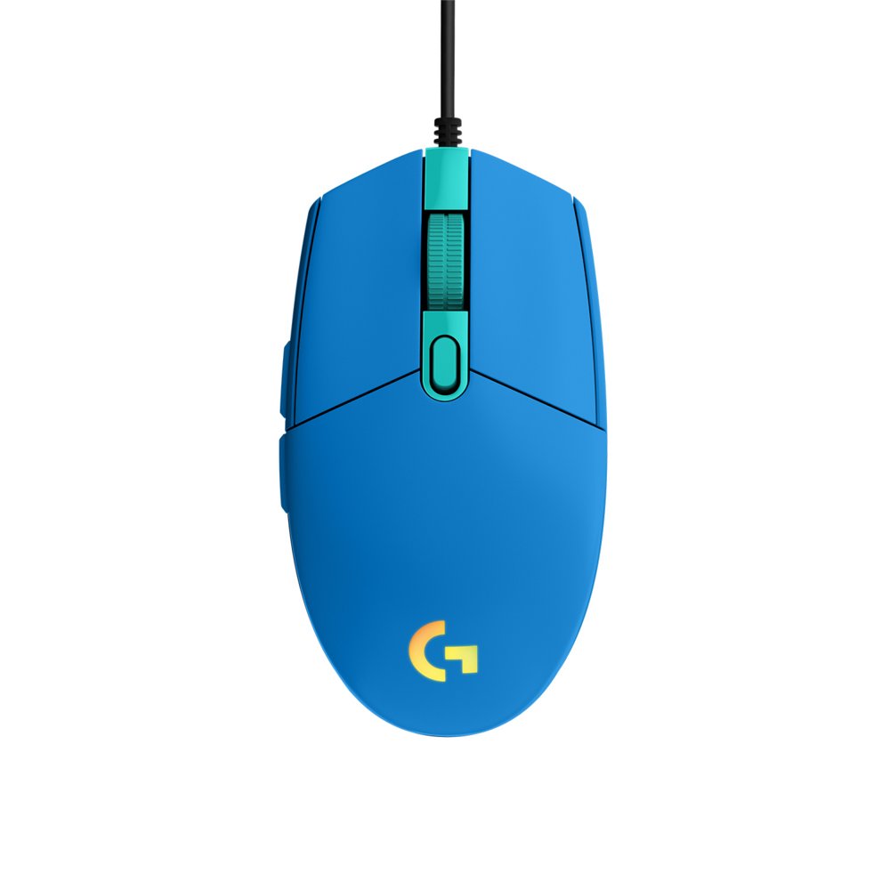 Logitech G203 | Gaming Muis | Rechts­handig | USB-A | 8.000 DPI | Blauw