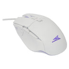 Baracuda RAPTOR RGB | Bedrade Gaming Muis | USB-A | 6400 DPI | Wit