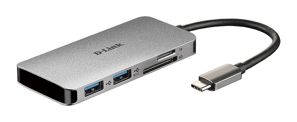 D-Link DUB-M610 | Docking Station & Poortreplicator | USB-C 3.2 Gen 1 | Aluminium/Zwart