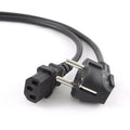 Gembird PC-186-VDE | 1,8 m Stroomkabel | Schuko (CEE 7/7) naar IEC C13 | Zwart | 10A / 250V