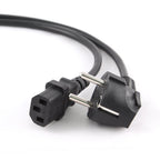 Gembird PC-186-VDE | 1,8 m Stroomkabel | Schuko (CEE 7/7) naar IEC C13 | Zwart | 10A / 250V