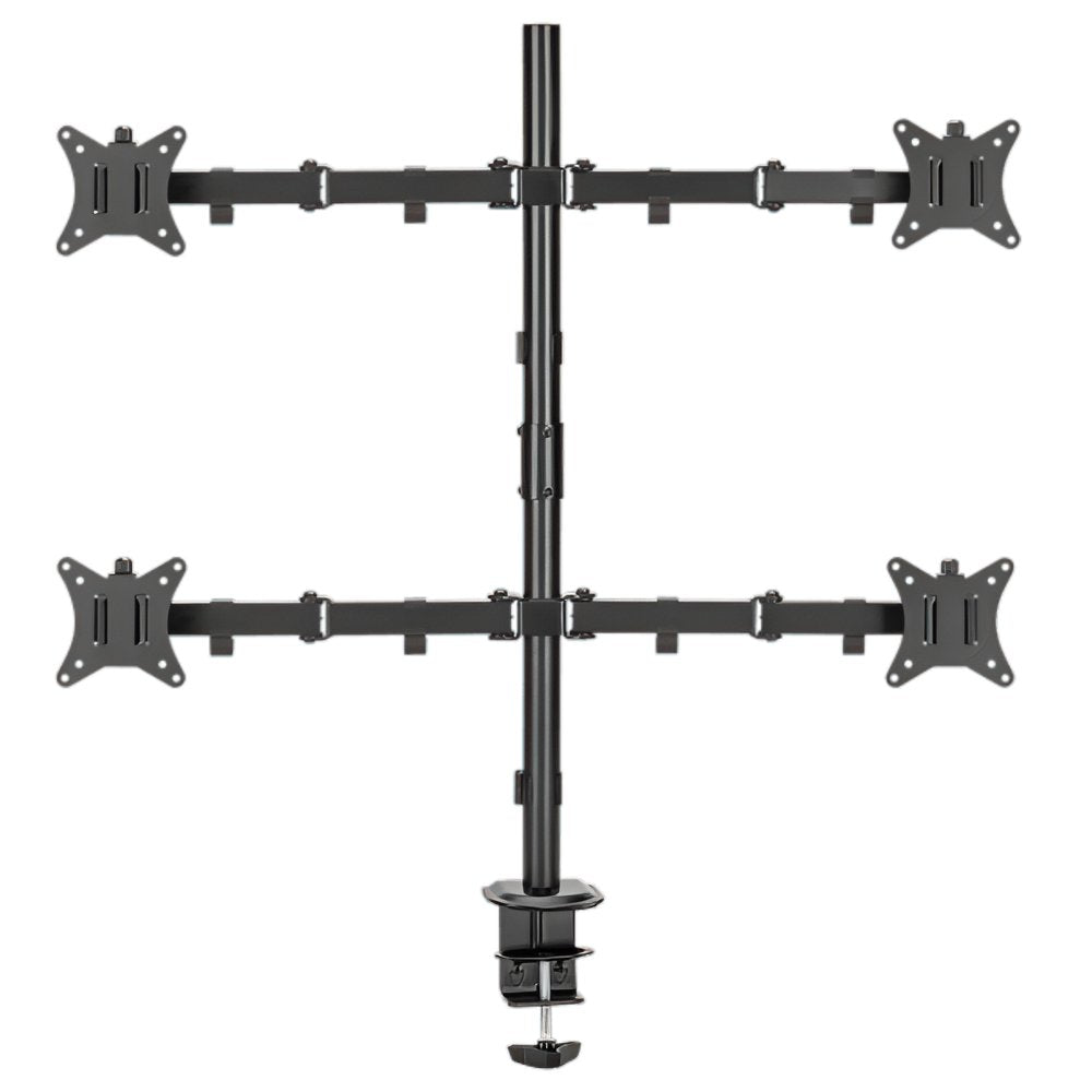 SBOX LCD-352/4-2 | Verstelbare Monitor-bureaubeugel | Tot 32" | Max 9kg | VESA 100x100 | 4 Monitoren