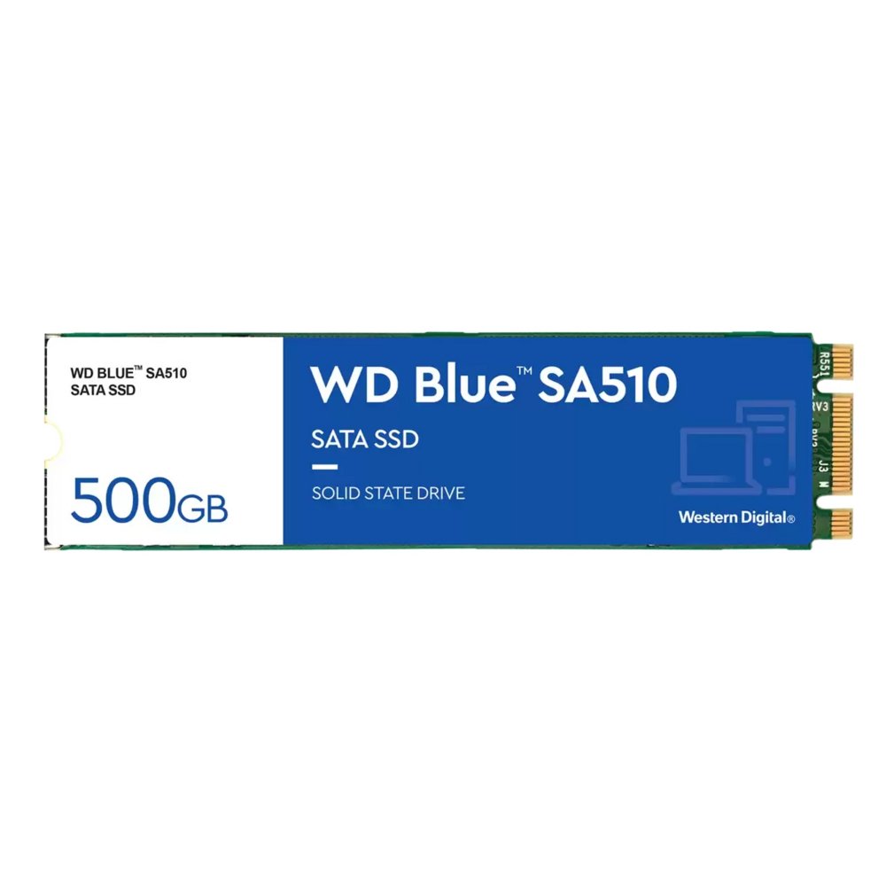 Western Digital Blue SA510 | 500GB SATA SSD | M.2 | 560MB/s Lezen | 510MB/s Schrijven