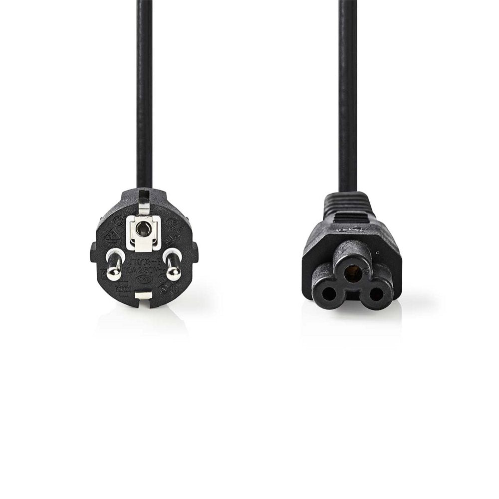 Nedis CEGL10130BK20 | Elektriciteitssnoer | 2 m | CEE 7/17 naar CEE 16/5 | Zwart