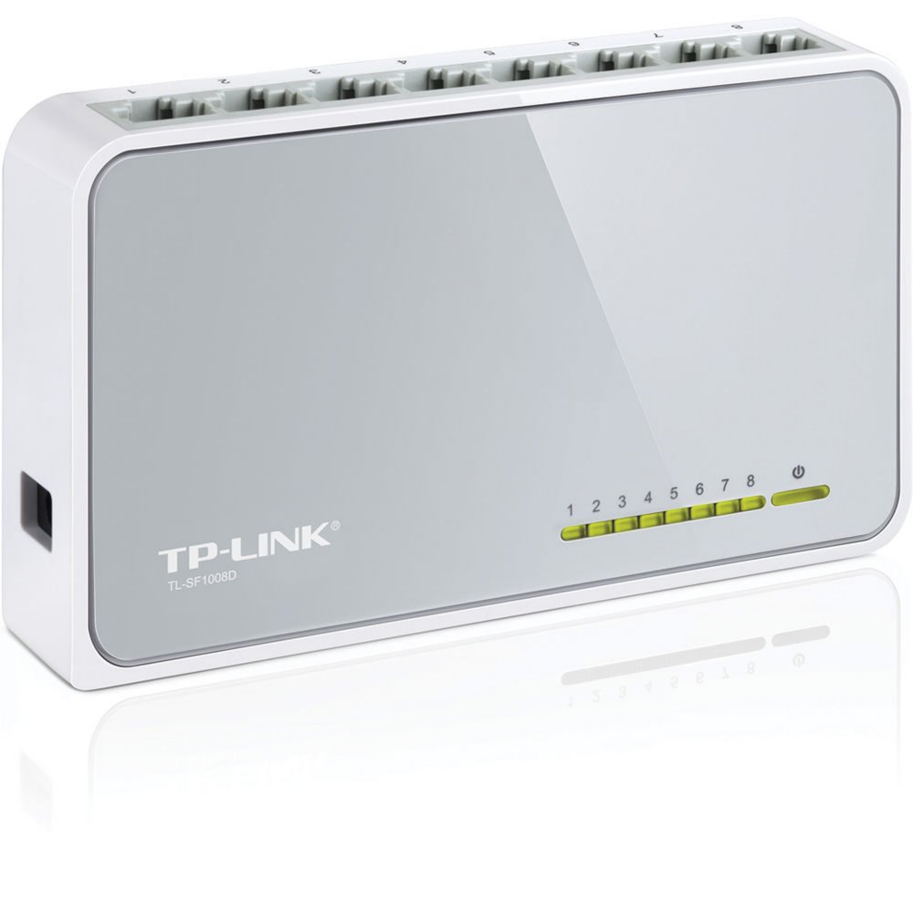 TP-Link TL-SF1008D | 8-Poorts 10/100 Mbps Desktop Switch | Unmanaged