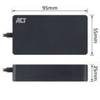 ACT AC2005 | Universele USB-C Notebook Lader | 65 Watt PDP | 2,75 Meter