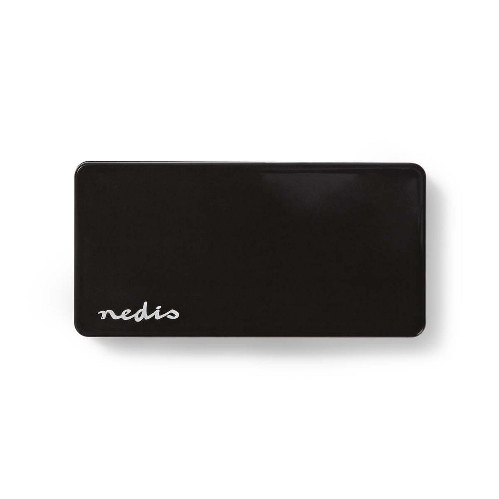 Nedis UHUBU2730BK | Interface Hub USB 2.0 | 7 poorten | Inclusief Adapter | Zwart