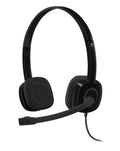 Logitech H151 | Bedrade On-ear Headset | 3.5mm | Zwart