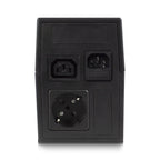 ACT AC2305 Line-Interactive UPS | 600 VA | 2 Stopcontacten (1x C13, 1x Type F) | AVR Spanningstabilisatie | Bescherming tegen