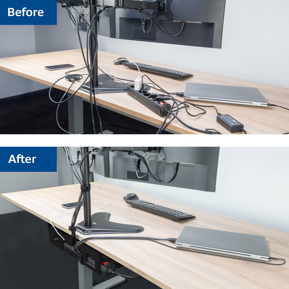 ACT Kabelgoot voor onder bureau | 40 cm | Staal