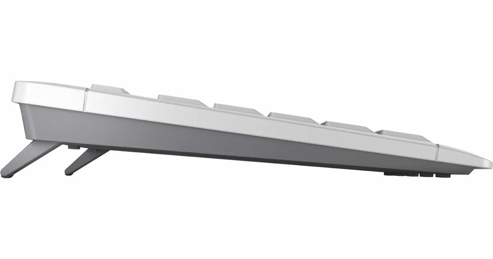 Cherry Stream Desktop Recharge | Draadloos Toetsenbord en Muis | Grijs | USB Receiver