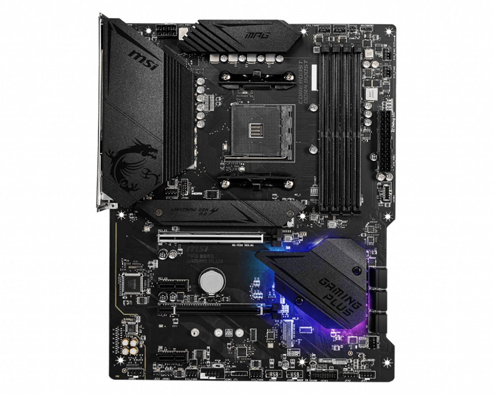 MSI MPG B550 Gaming Plus | Socket AM4 | Intel B550 | 4xDDR4 | ATX | Moederbord | RENEWED