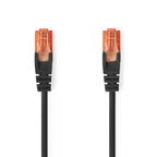 Nedis netwerkkabel | Cat6 | U/UTP (UTP) | 1 m | Zwart | CCGL85200BK10