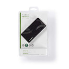 Nedis UHUBU3420BK | Interface Hub USB 3.2 Gen 1 (3.1 Gen 1) Micro-B | Zwart